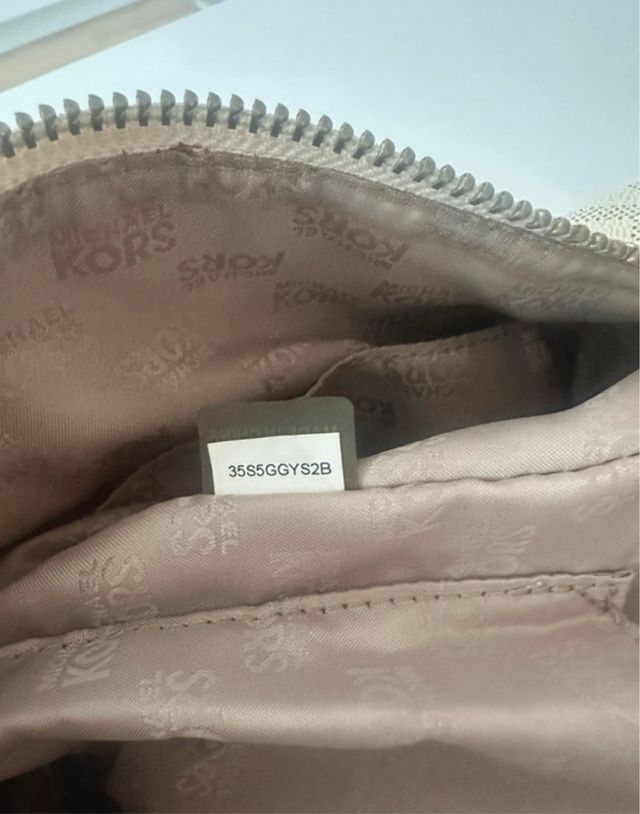 Bolso Michael Kors Piel Beige/Oro