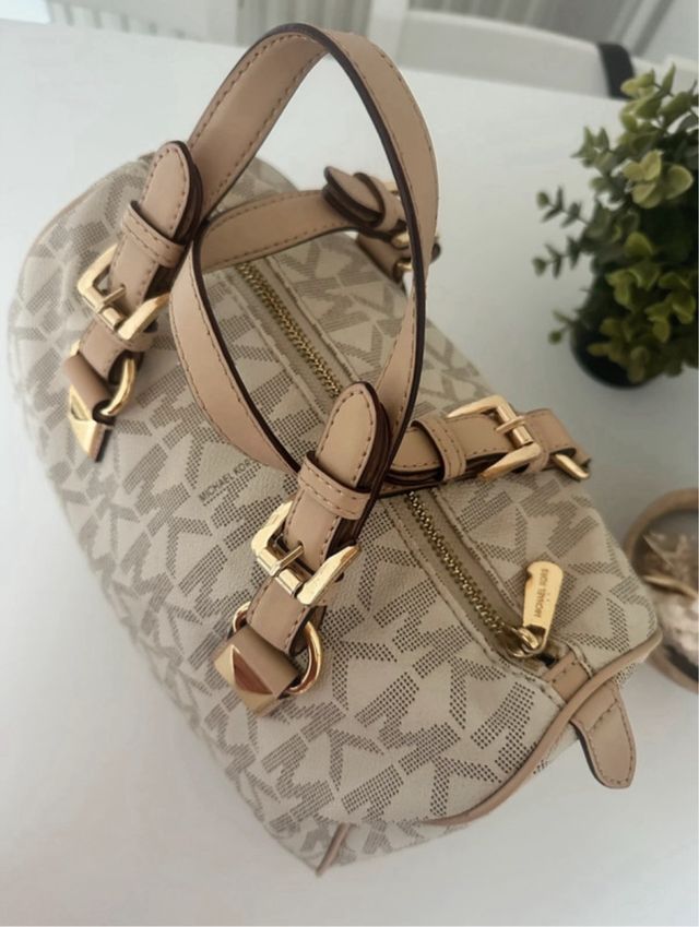 Bolso Michael Kors Piel Beige/Oro