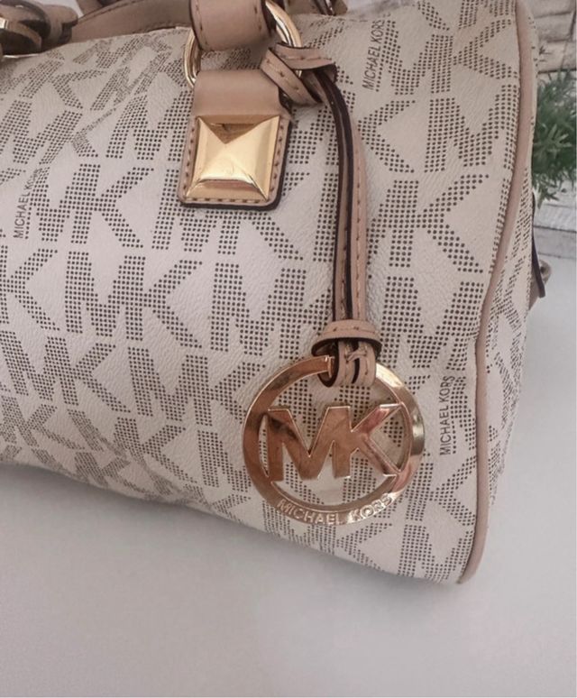 Bolso Michael Kors Piel Beige/Oro