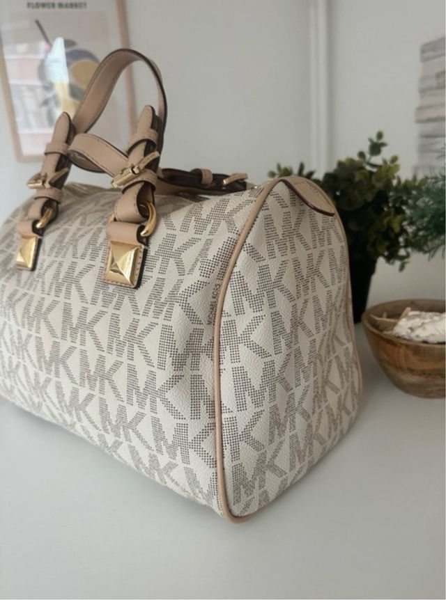 Bolso Michael Kors Piel Beige/Oro