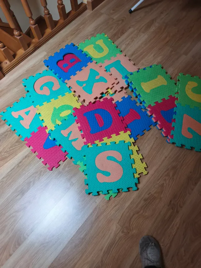 Alfombra Puzzle Letras ABC Foam