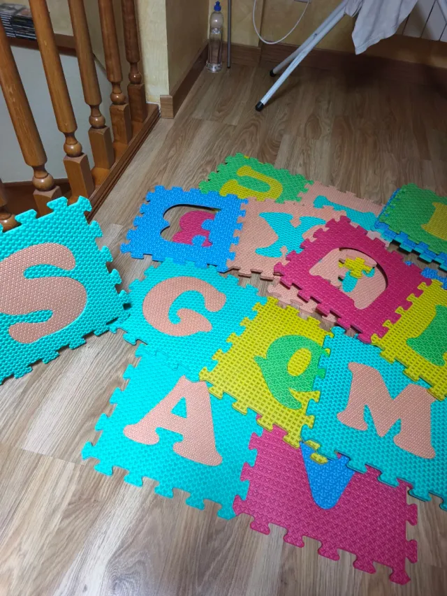 Alfombra Puzzle Letras ABC Foam