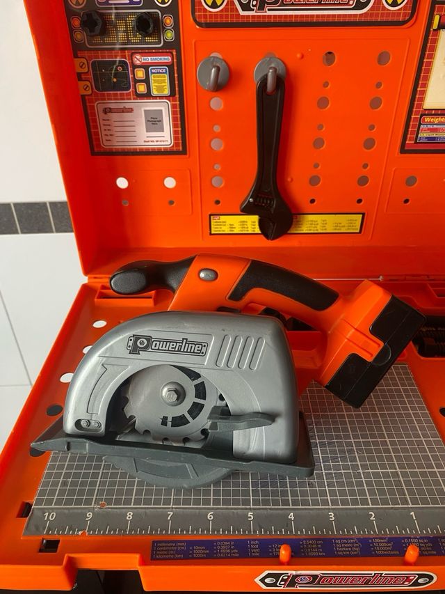 Mesa de herramientas de juguete Powerline