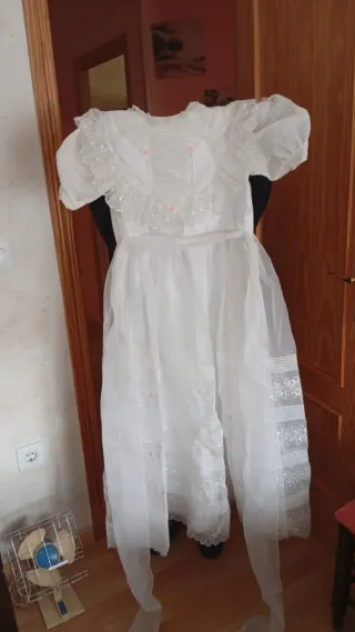 Vestido de Comunión Niña Blanco