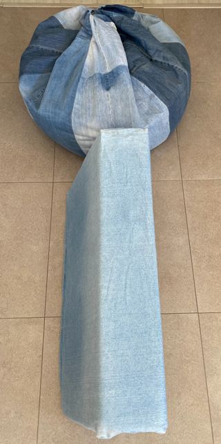 Puf e Almofada Ganga Patchwork