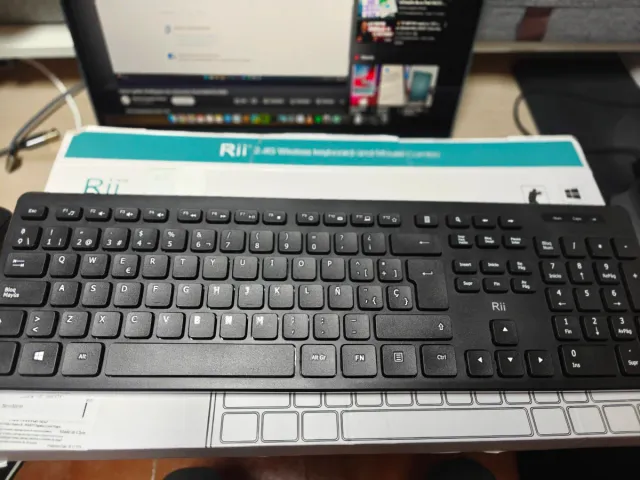 Teclado y Ratón Rii Negro Game