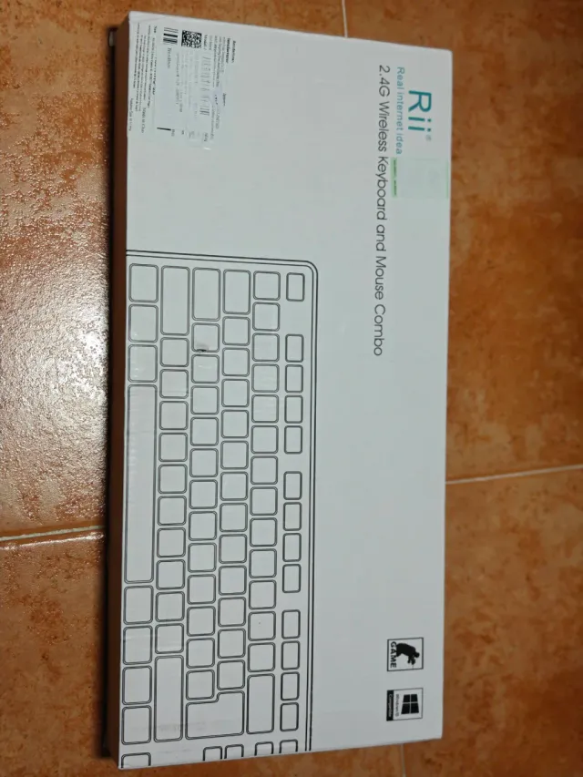 Teclado y Ratón Rii Negro Game