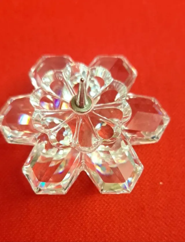 Candelieri a forma di fiore e torre in cristallo Swarovski