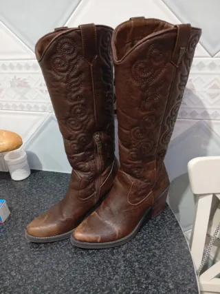 Botas cowboy Mustang marrones