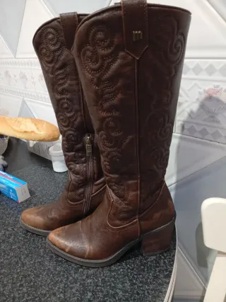 Botas cowboy Mustang marrones