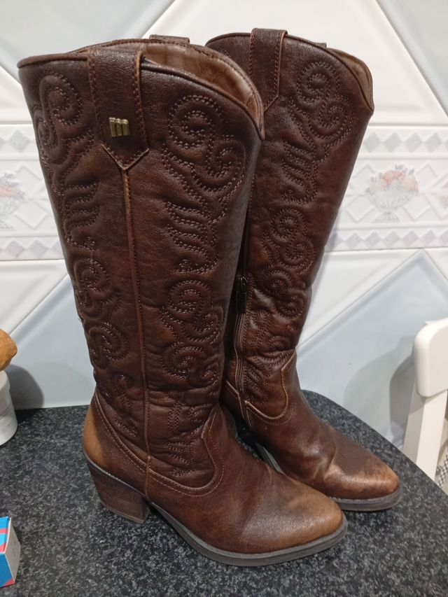 Botas cowboy Mustang marrones