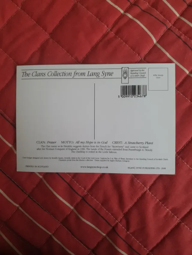 Postal Clan Fraser