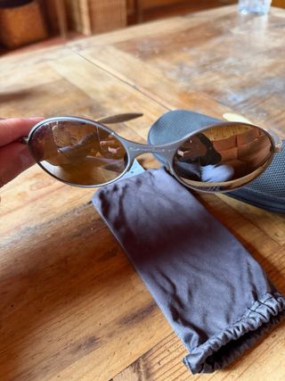 Gafas Oakley Titanio Marrón/Plata