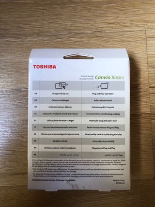 Disco Duro Externo Toshiba Canvio Basics 4TB