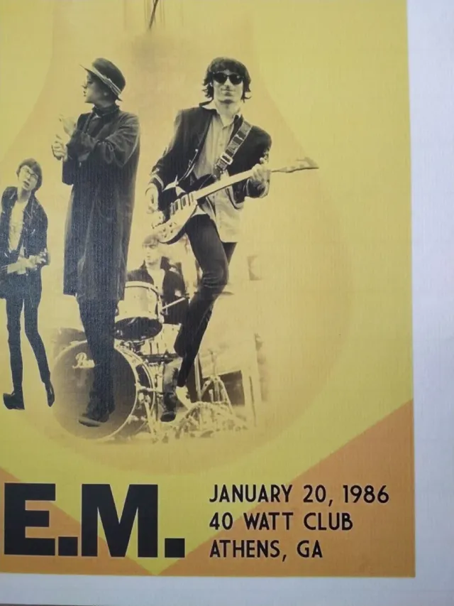 Cartel R.E.M. 40 Watt Club 1986