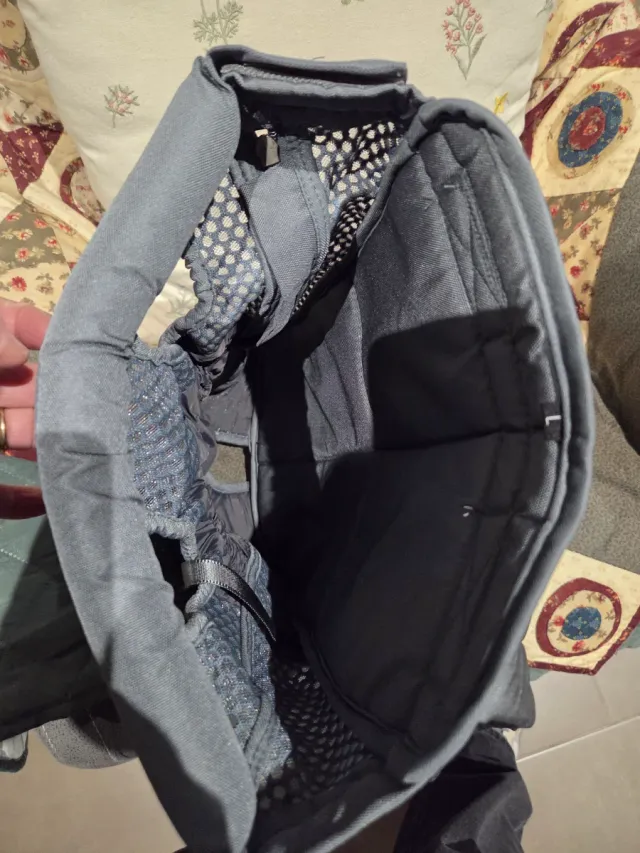 Mochila transportín perro pequeño Dogand gris