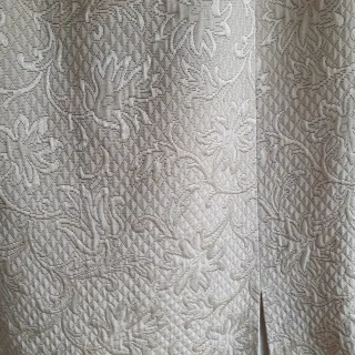 Vestido coctel beige brocado