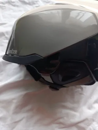 Casco de esquí gris y negro Wed'ze