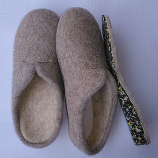 Zapatillas de lana