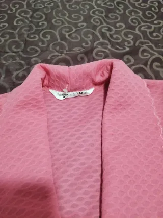 Bata de Piqué Rosa