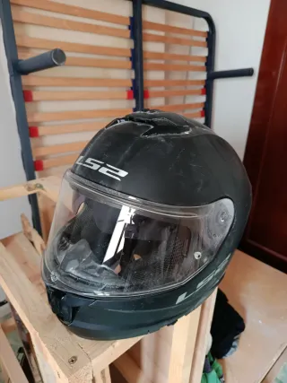 Casco Moto LS2 Negro Integral