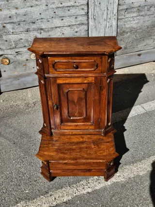 Inginocchiatoio antico noce epoca 1800