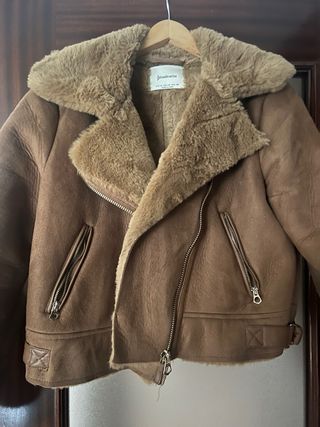 Chaqueta Aviador Stradivarius Marrón Talla M