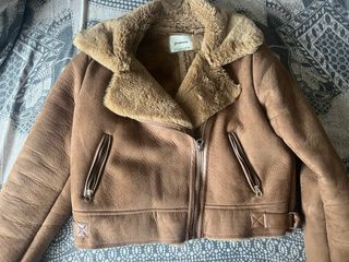 Chaqueta Aviador Stradivarius Marrón Talla M