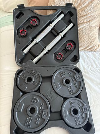 Maletín Mancuernas DOMYOS 20kg