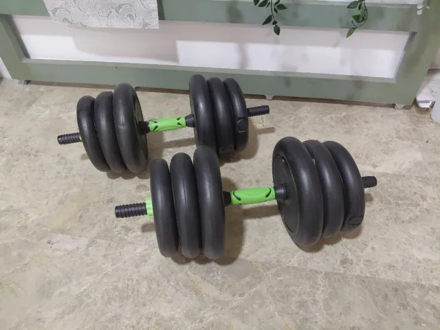 Kit de pesas y barras