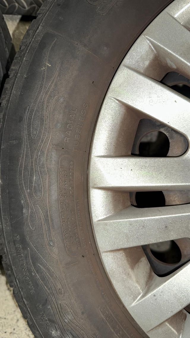 4 Cerchi in ferro con copricerchi