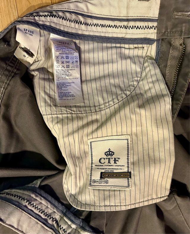 Pantalón vestir Cortefiel Talla M/38 Gris