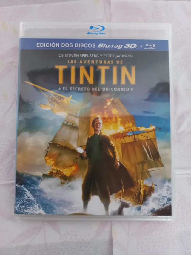 Tintin El Secreto del Unicornio Blu-ray 3D