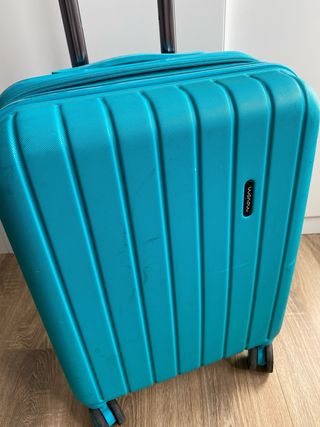 Maleta de cabina Movom azul expansible 