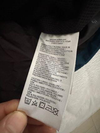 Giacca Jack Wolfskin Teal/Nero
