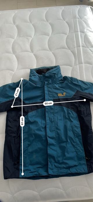 Giacca Jack Wolfskin Teal/Nero