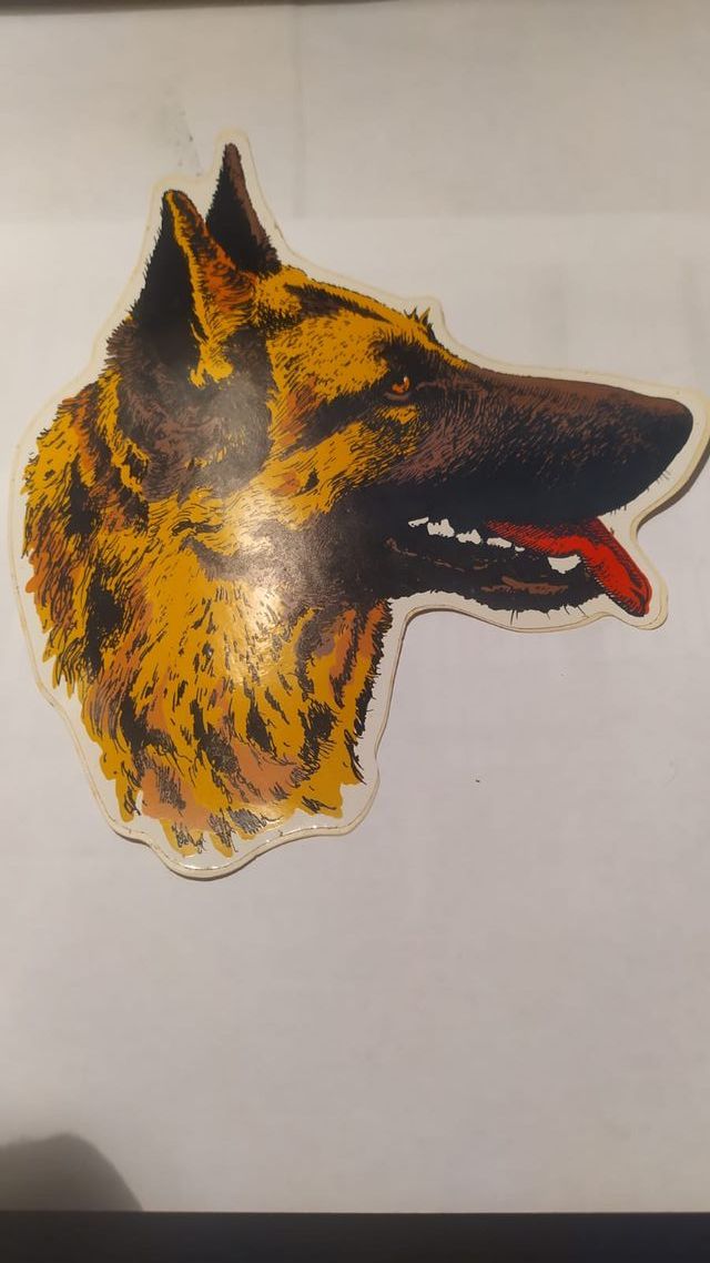 Adesivo cane pastore