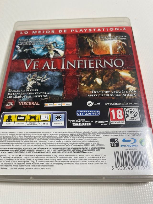 PS3 Dante's Inferno Essentials