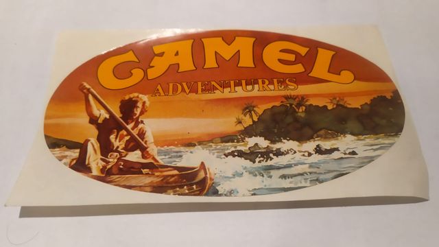 Adesivo Camel Adventures Canoa