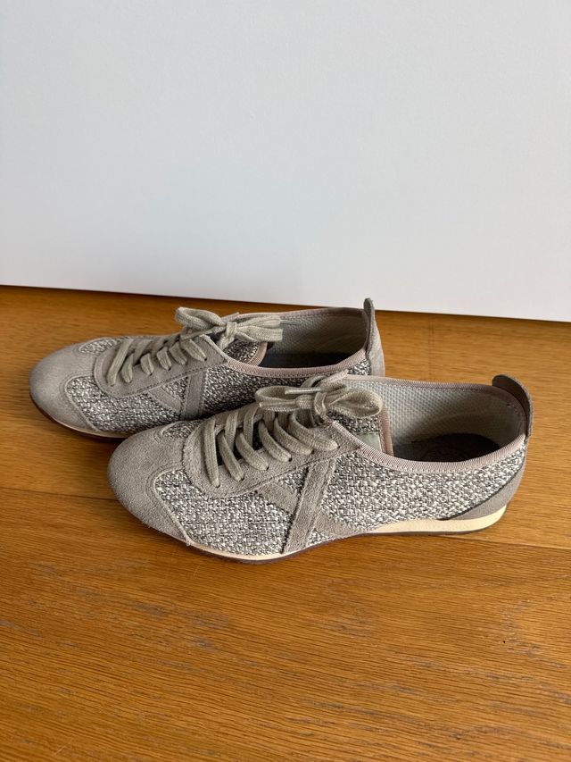 Zapatillas Munich Bamba Beige/Gris