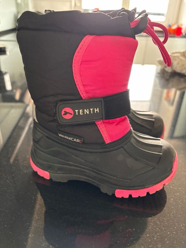 Botas Nieve infantil Tenth Negro/Rosa