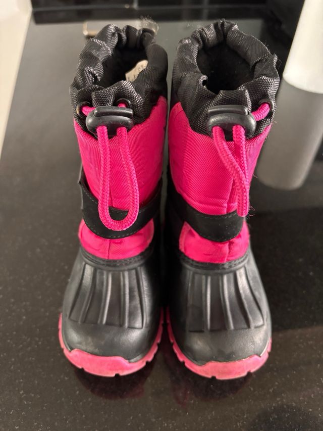 Botas Nieve infantil Tenth Negro/Rosa