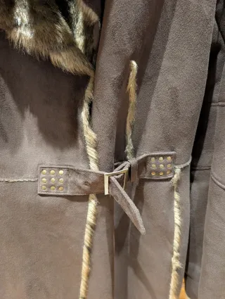 Abrigo piel marrón Gerard Darel