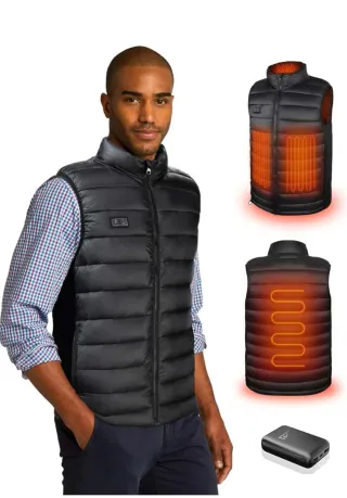 Chaleco Calefactable Hombre Batería 10000mAh
