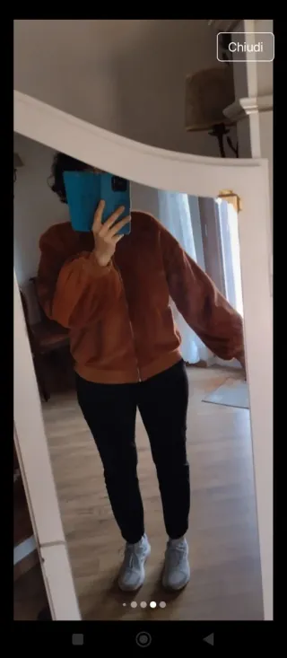 Bomber donna arancione