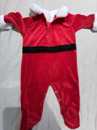 Traje Papá Noel Bebé 3 Meses Zara Home 