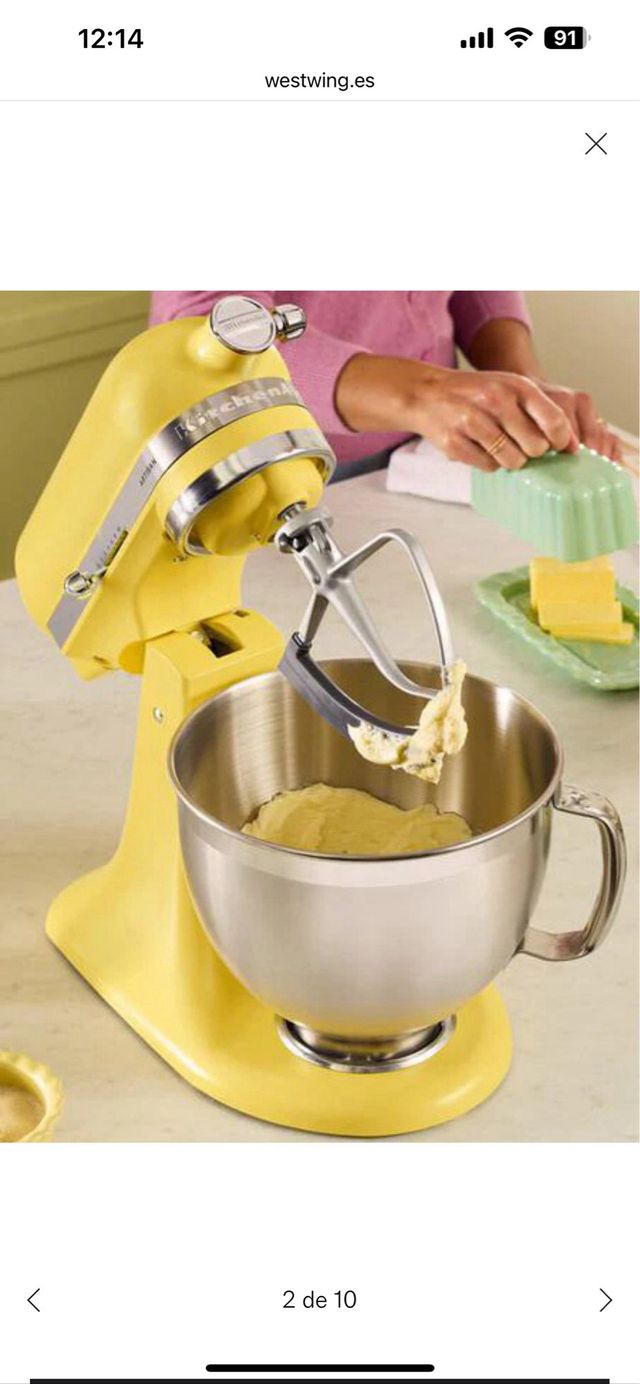 Amasadora profesional KitchenAid Artisan 4.7L