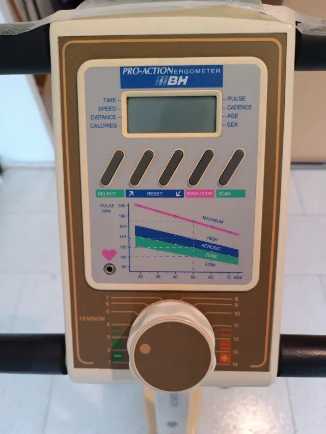 Bicicleta Estática Vintage BH Pro Action