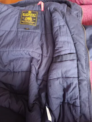 Cazadora, niño 10 años, azul con capucha