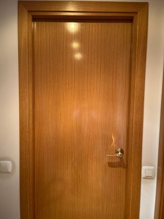 Puertas de madera con cristal esmerilado